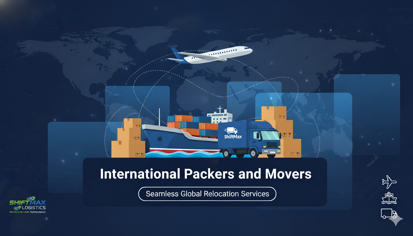 ShiftMax Logistics international relocation services - worldwide moving solutions with 5000+ successful international moves to 50+ countries